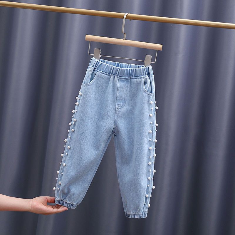 A Children's Denim Pants Set