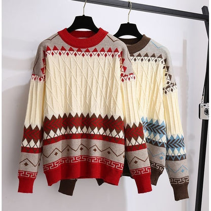 P sweater skirt two-piece set