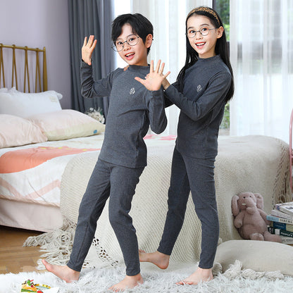 Children's Mid-Neck Thermal Underwear Set