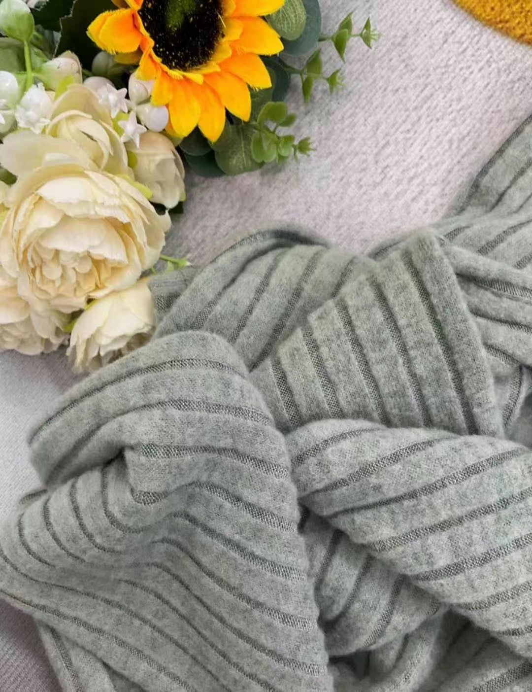 SY-118 Two-piece set pit stripe knitted set - Mixbatch