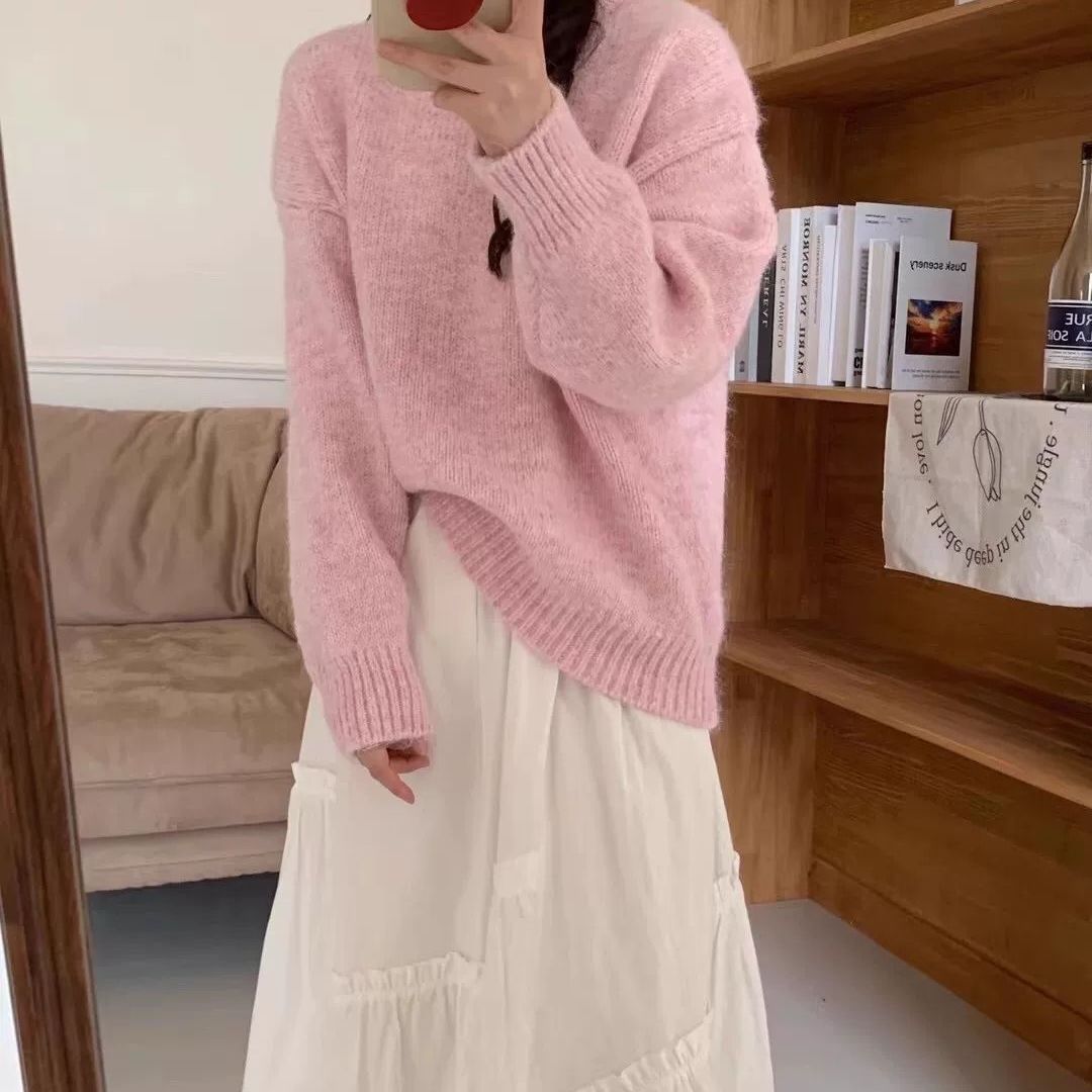 P knitted top sweater