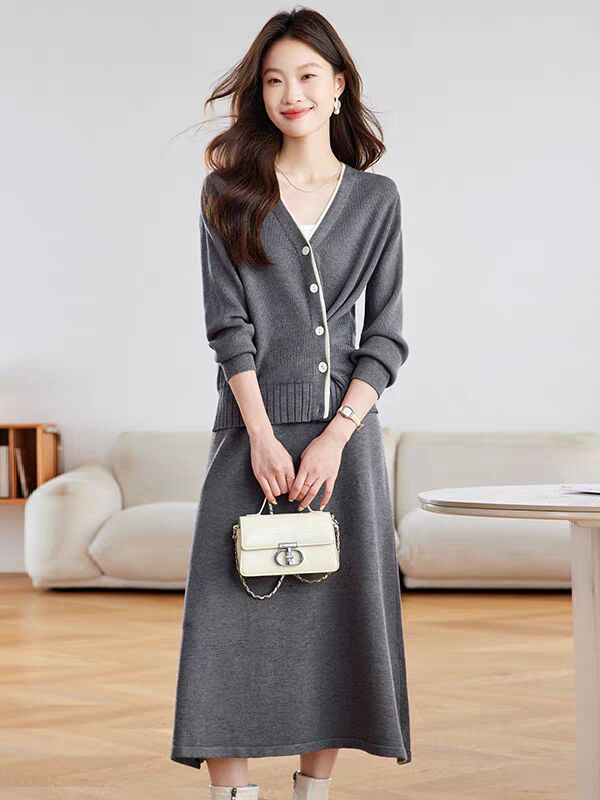 Knitted Two-Piece Set