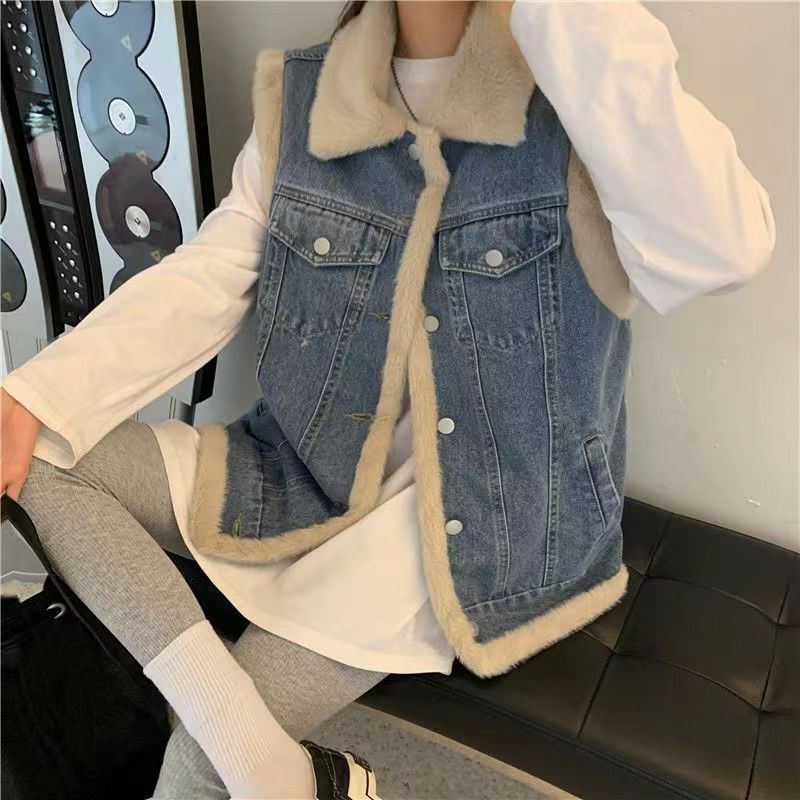 Denim Vest Jacket