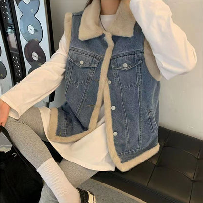 Denim Vest Jacket