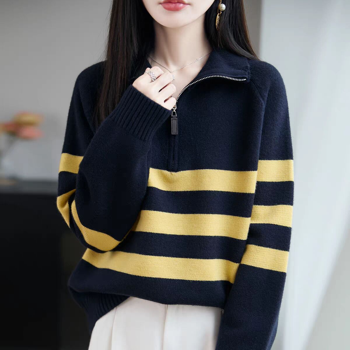 Knitted Sweater Top
