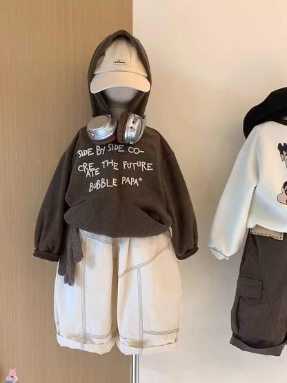 P sweater cartoon suit