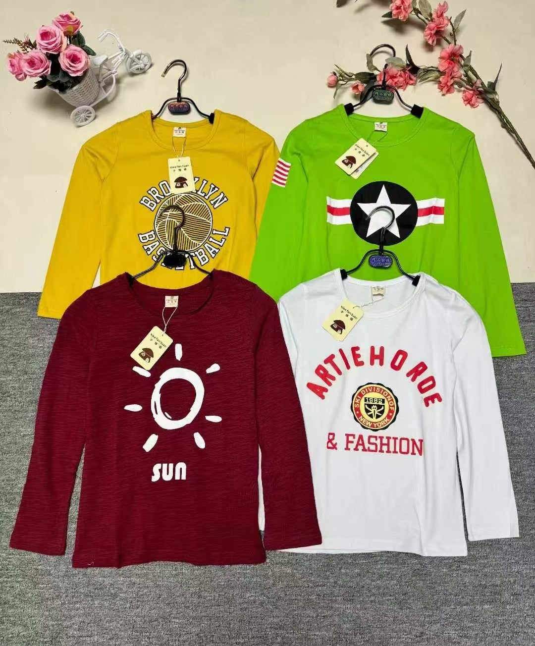 B3-M32  [Pre-sale]  Boys Spring and Autumn 95% Cotton Long Sleeve Sweater - Mixbatch