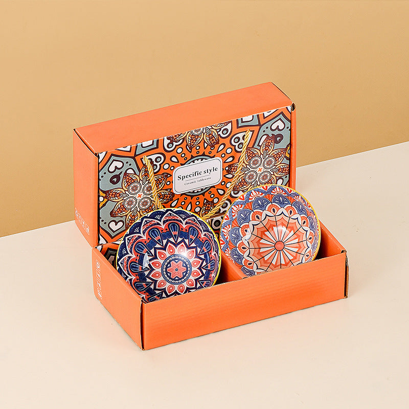 Ceramic Bowl Set Gift Box