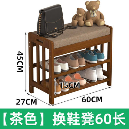 P shoe changing stool shoe cabinet