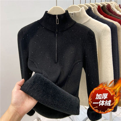 P Knitted sweater thermal top